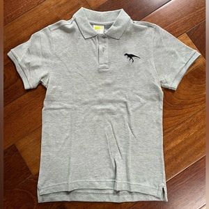 Crazy 8 polo shirt with dinosaur - size 7/8
